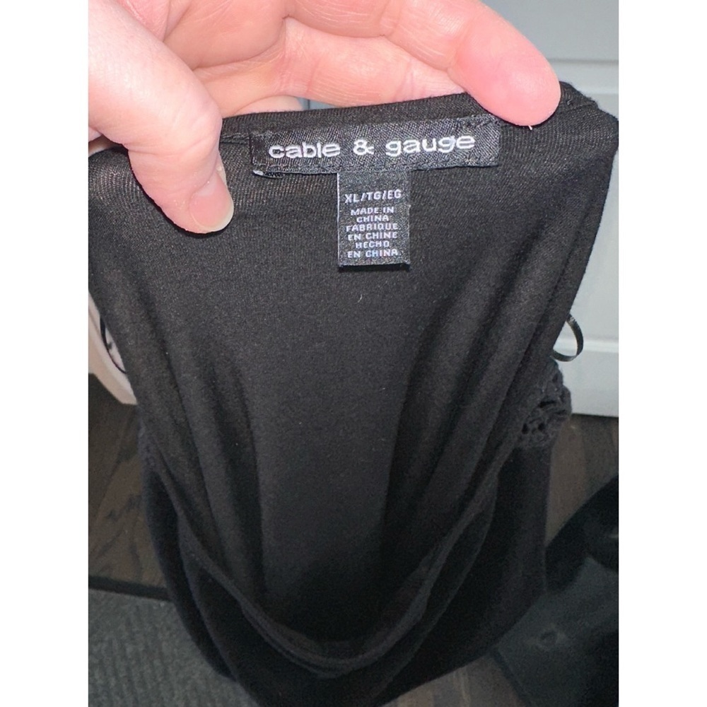 Cable & Gauge black top, size XL - Picture 5 of 5